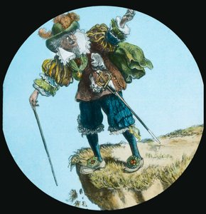 Ateist møter Pilgrim, c1910. av Unbekannt