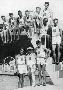 Idrettsutøvere ved de amerikanske olympiske forsøkene, 1932, 1936 av Unbekannt