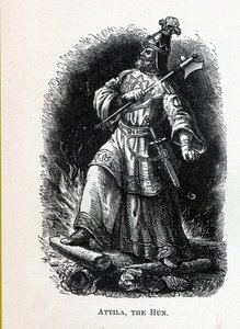 Huneren Attila, 1882 av Unbekannt