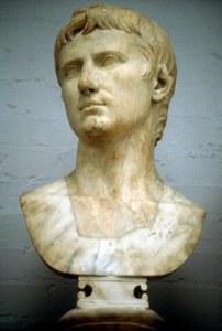 Augustus Caesar - Gaius Julius Caesar Octavianus 63 f.Kr.-14 e.Kr., første romerske keiser av Unbekannt