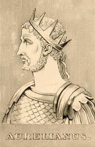Aurelianus, 214-275 e.Kr., 1830 av Unbekannt