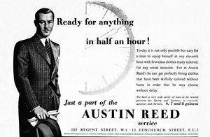 Austin Reed - Klar for alt på en halvtime, 1937 av Unbekannt