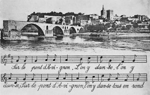 Avignon. - St-Benezet-broen, c1925 av Unbekannt