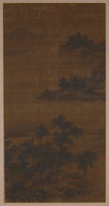 Venter på fergen, Ming-dynastiet, 1500-tallet. av Unbekannt
