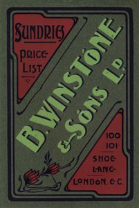 B. Winstone & Sons Ltd.-annonse, 1907 av Unbekannt