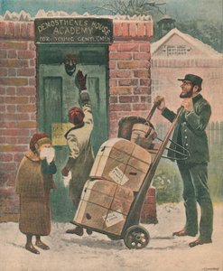 Tilbake til skolen, 1895. av Unbekannt