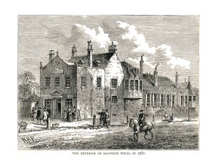 Bagnigge Wells, 1780 av Unbekannt