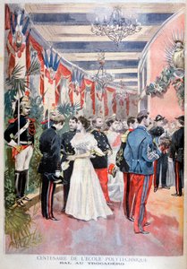 Ball som feirer et århundre med den polytekniske skolen, Trocadero, Paris, 1894 av Unbekannt