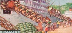 Bananas 2. - Laster et dampskip, Costa Rica, 1928 av Unbekannt