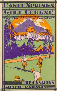Banff Springs Golf Course, resultatkort, c1925 av Unbekannt