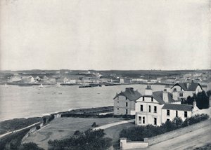Bangor - The Town and the Bay, fra Mornington Park, Princeton, 1895 av Unbekannt