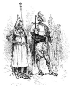 Banjari menn og kvinner, Orissa, India, 1895 av Unbekannt