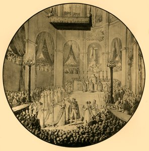 Dåp av Napoleon II, Notre Dame, Paris, 10. juni 1811, 1921. av Unbekannt
