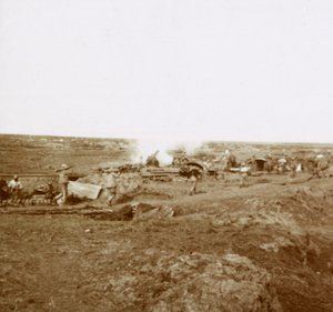 Batterihandling, c1914-c1918 av Unbekannt