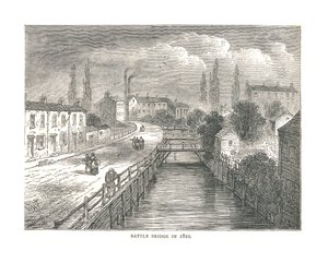 Battle Bridge, 1810 av Unbekannt
