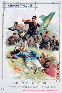 Slaget ved Chang-Kia-Wan, Kina, Boxer Rebellion, 12. august 1900 av Unbekannt