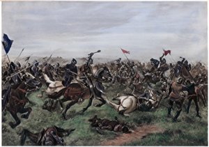 Slaget ved Agincourt, 25. oktober 1415 av Unbekannt