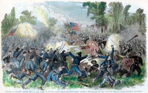 Slaget ved Bakers Creek, Mississippi, amerikansk borgerkrig, 16. mai 1863 av Unbekannt