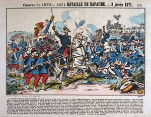 Slaget ved Bapaume, fransk-prøyssisk krig, 3. januar 1871 av Unbekannt