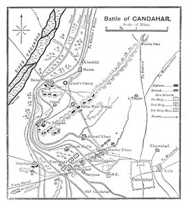 Slaget ved Candahar: Plan, 1902 av Unbekannt