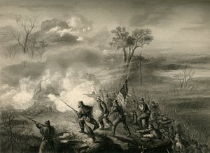 Slaget ved Lookout Mountain, 1878. av Unbekannt