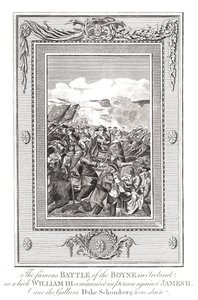 Slaget ved Boyne, 1690 av Unbekannt