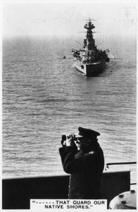 Battlecruiser HMS Hood under vårøvelser, 1937 av Unbekannt
