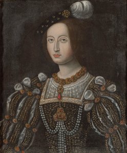 Beatrice av Portugal 1504-1538, hertuginne av Savoy, 1600-tallet. av Unbekannt