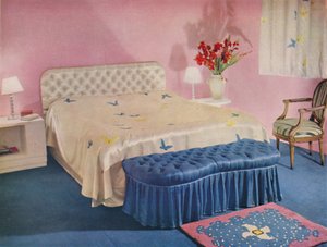 Soverom designet av Green and Abbott, Ltd., 1939 av Unbekannt