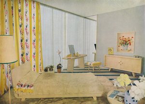Soverom Designet av Suzanne Guiguichon, 1939. av Unbekannt