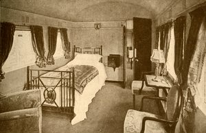Soverom, Kings Saloon, London og North Eastern Railway, 1930. av Unbekannt