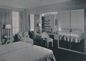Soverom designet av James F. Eppenstein, Chicago, 1942 av Unbekannt