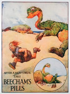 Beechams Pills-annonse, 1914 av Unbekannt