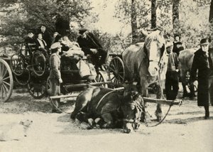Belgiske flyktninger på veien, 1939-1940, 1941. av Unbekannt