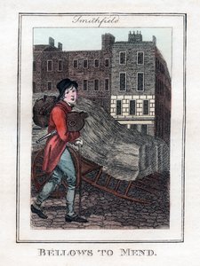 Bellows to Mend, Smithfield, London, 1805 av Unbekannt