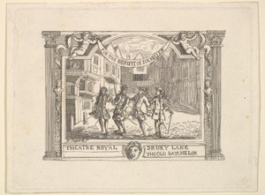 Fordelsbillett for Joe Miller, 1790-tallet. av Unbekannt