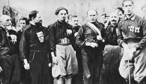 Benito Mussolini 1883-1945 italiensk fascistisk diktator, 1922 av Unbekannt