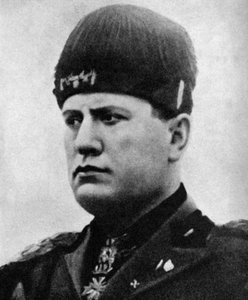 Benito Mussolini 1883-1945, italiensk fascistisk diktator, 1922 1936 av Unbekannt