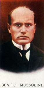 Benito Mussolini, 1927. av Unbekannt