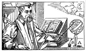 Bernard Abattia , fransk astrolog fra 1500-tallet, 1572 av Unbekannt