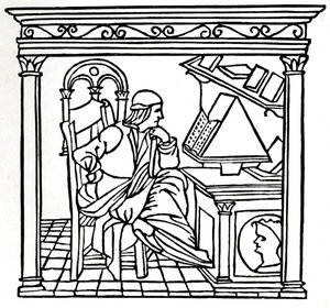 Bernardo Bellincioni 1452-1492, italiensk poet, 1493, 1917 av Unbekannt