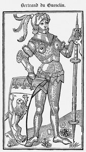 Bertrand du Guesclin fra The Book of Deeds of Sir Bertrand du Guesclin, 1487 av Unbekannt