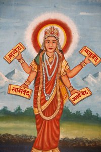 Bhagavad-Gita Hindu Scripters, Kathmandu, Nepal av Unbekannt