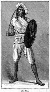 Bhil Mana, 1886 av Unbekannt