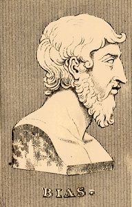Bias, død 530 f.Kr., 1830. av Unbekannt