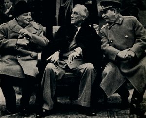 Big Three-konferanse på Krim, februar 1945. av Unbekannt