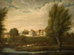 Birdingbury Hall, Warwickshire, 1800. av Unbekannt