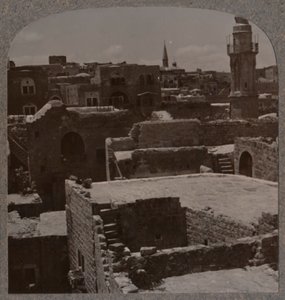 Lydda i fugleperspektiv, ca 1900 av Unbekannt