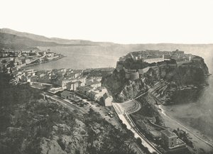 Fugleperspektiv, Monte Carlo, Monaco, 1895. av Unbekannt