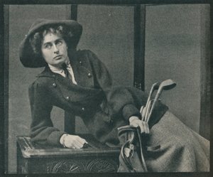 Svart hette, c1910 av Unbekannt